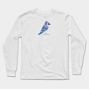 Blue Jay Bird Long Sleeve T-Shirt